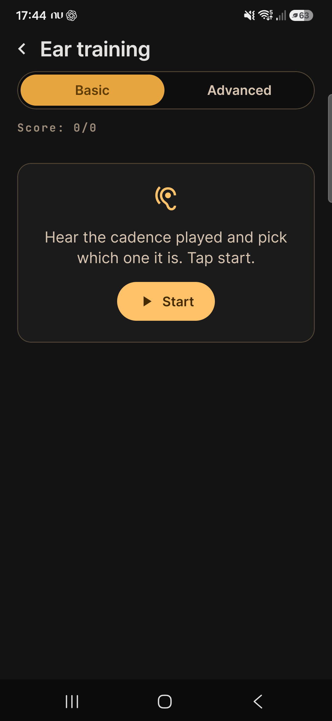 cadence ear