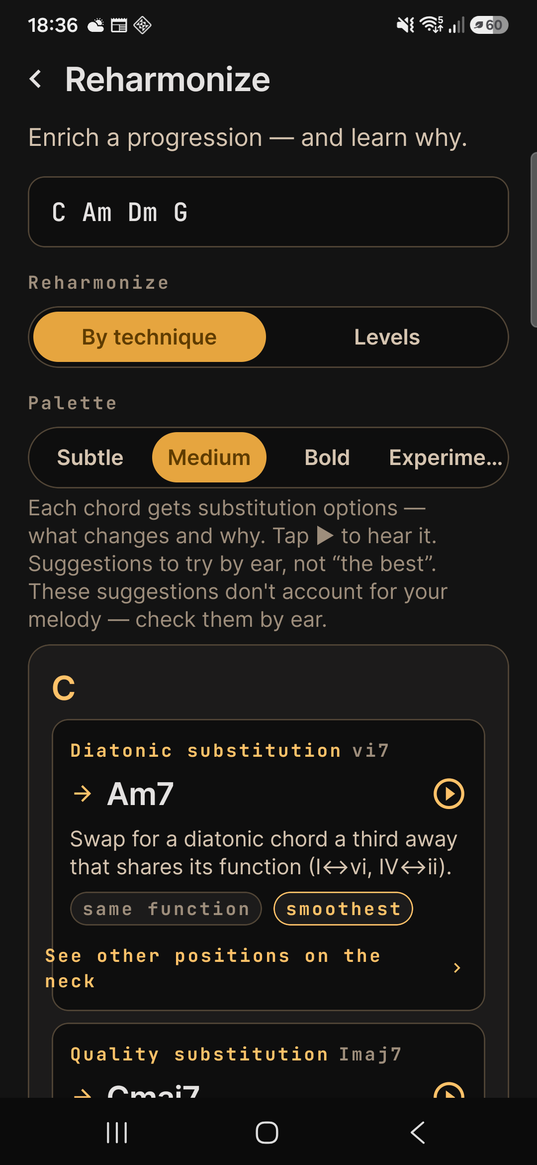 reharmonize